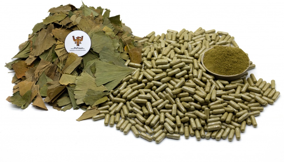 Гинкго Билоба, капсулы - лист (Ginkgo Biloba, capsulated) фото 1 — PsiTown